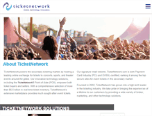 Tablet Screenshot of corporate.ticketnetwork.com
